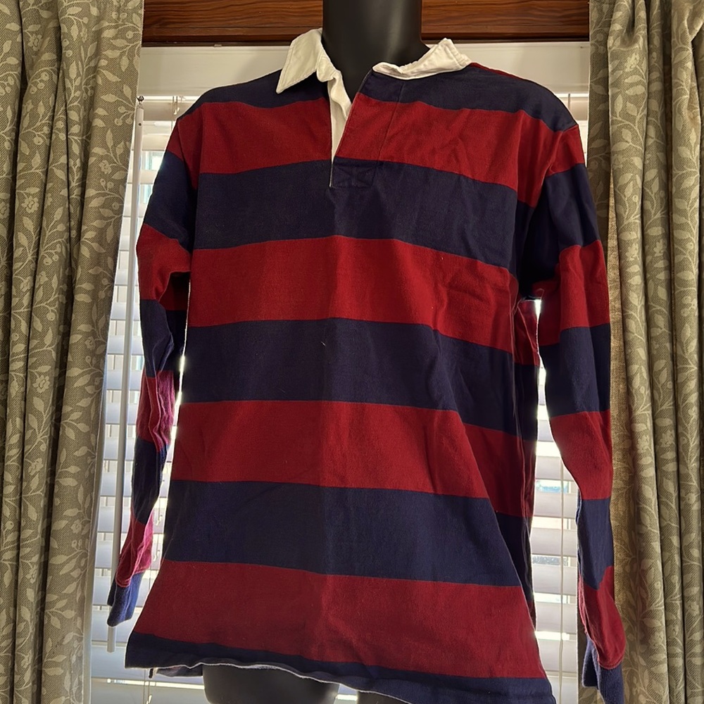 Mens LL Bean rugby shirt